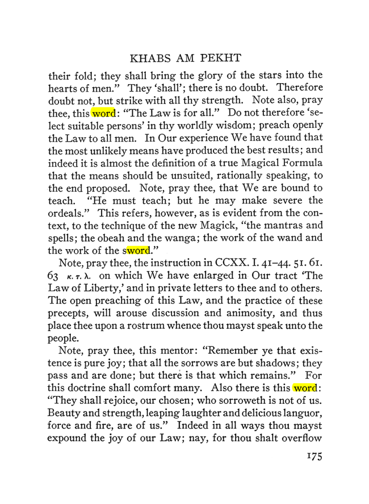 Original scan of The Equinox (Volume III, Number I), PDF page 187