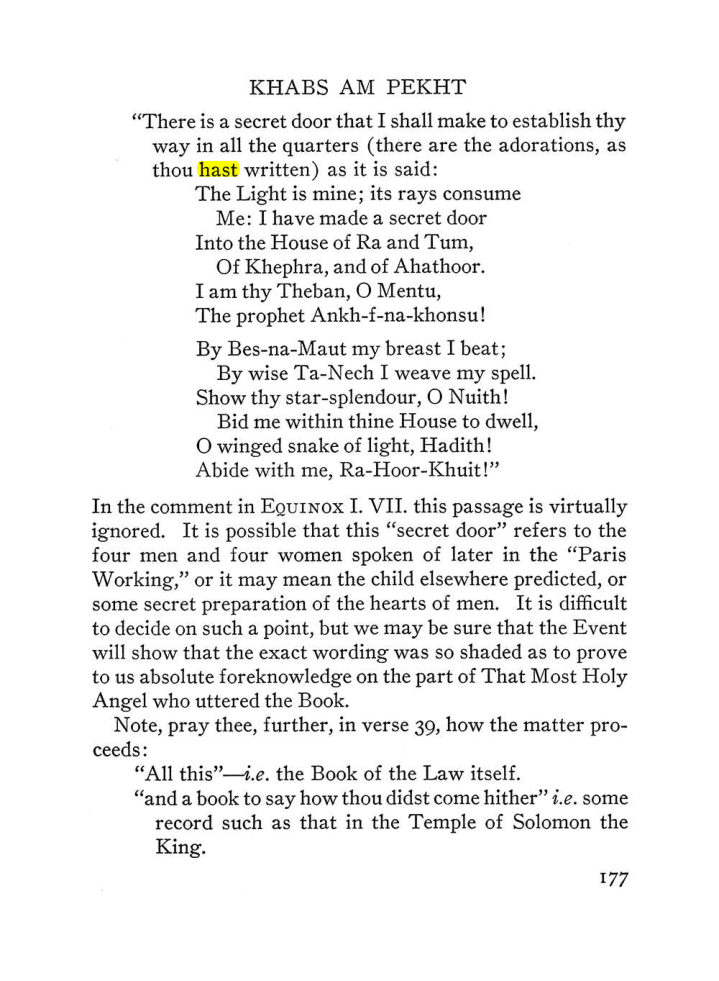 Original scan of The Equinox (Volume III, Number I), PDF page 189