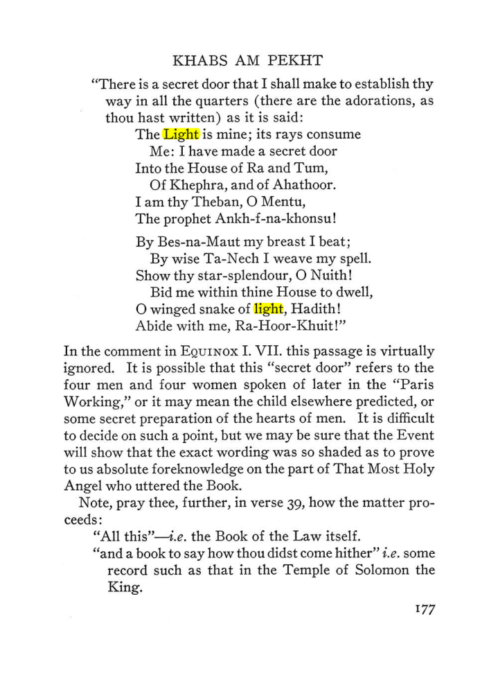 Original scan of The Equinox (Volume III, Number I), PDF page 189