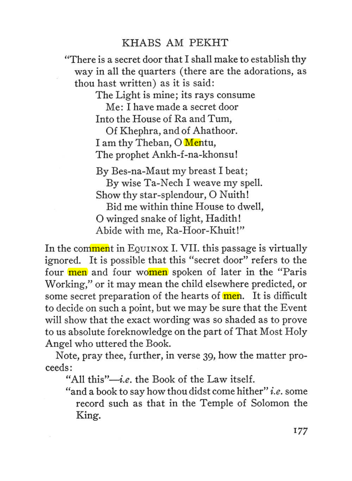 Original scan of The Equinox (Volume III, Number I), PDF page 189