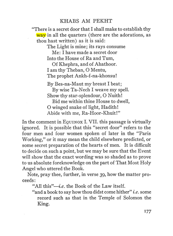 Original scan of The Equinox (Volume III, Number I), PDF page 189