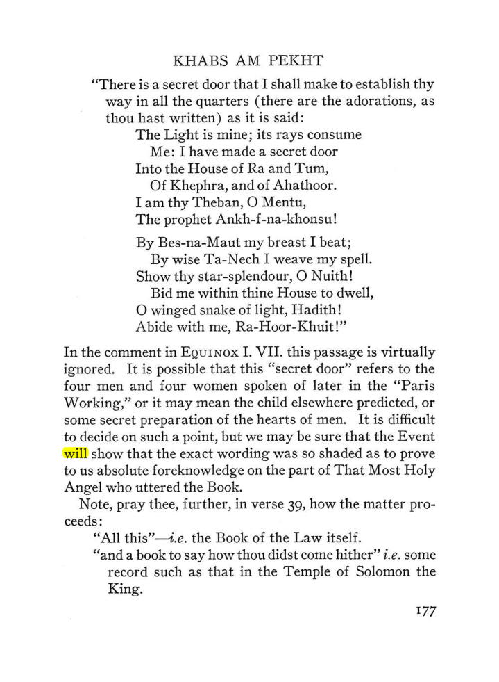 Original scan of The Equinox (Volume III, Number I), PDF page 189