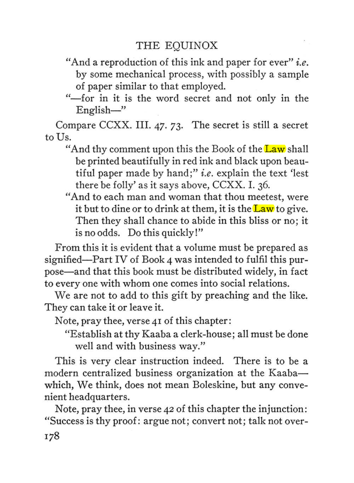 Original scan of The Equinox (Volume III, Number I), PDF page 190
