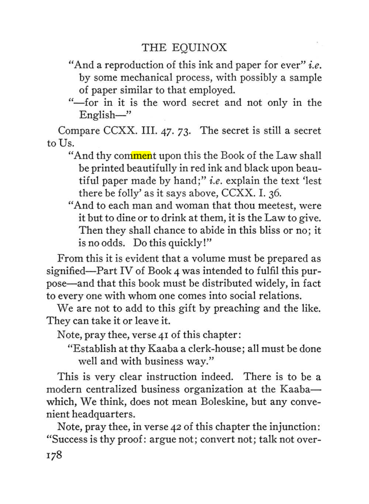 Original scan of The Equinox (Volume III, Number I), PDF page 190
