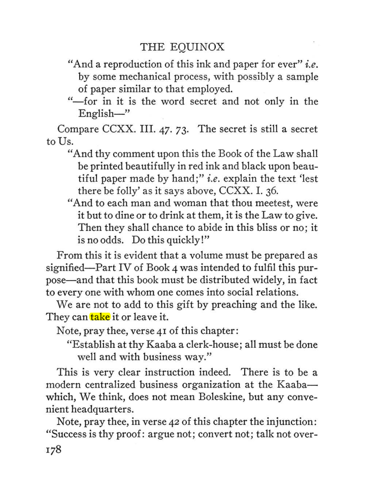 Original scan of The Equinox (Volume III, Number I), PDF page 190