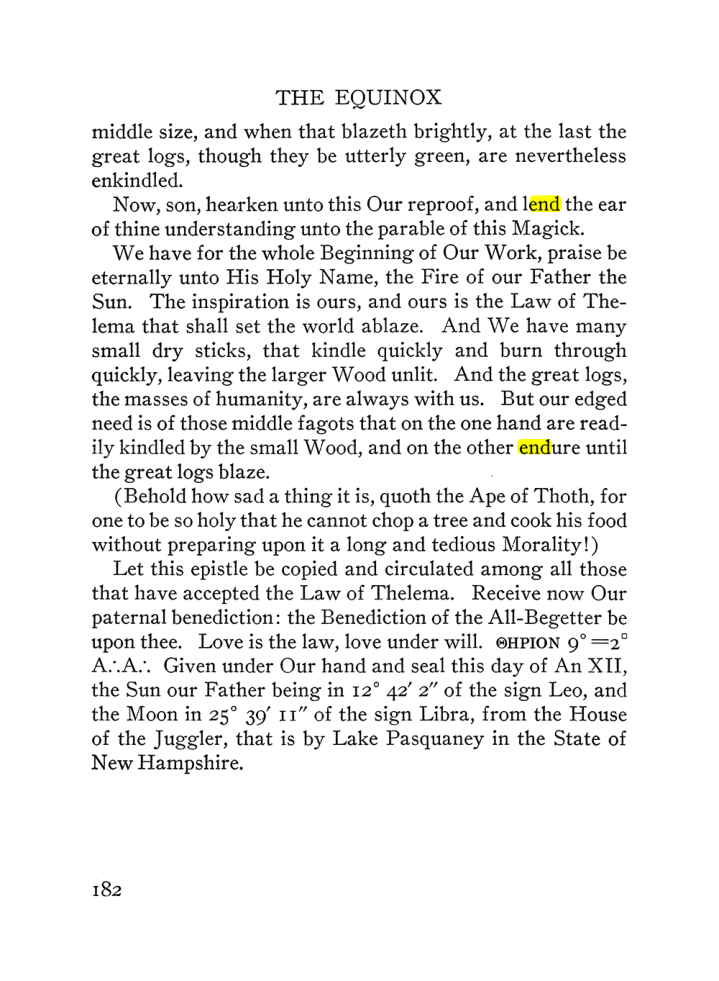 Original scan of The Equinox (Volume III, Number I), PDF page 194