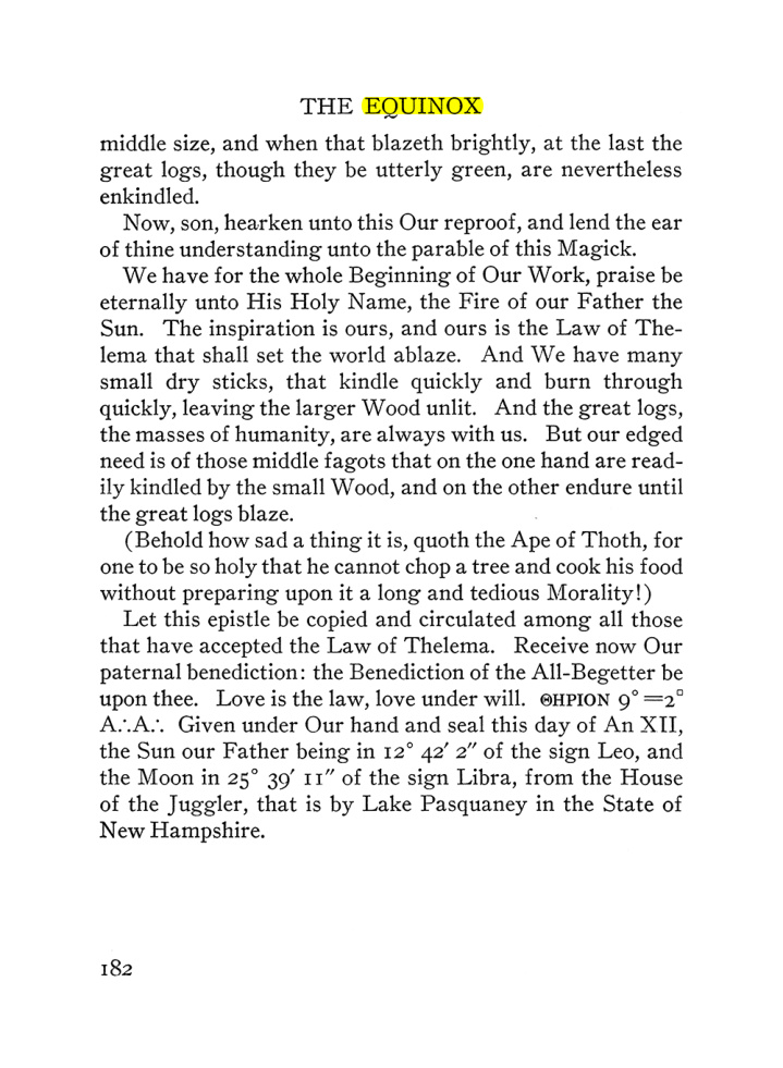 Original scan of The Equinox (Volume III, Number I), PDF page 194