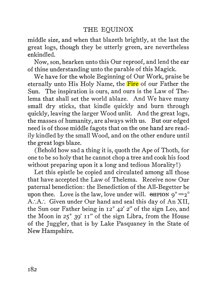 Original scan of The Equinox (Volume III, Number I), PDF page 194