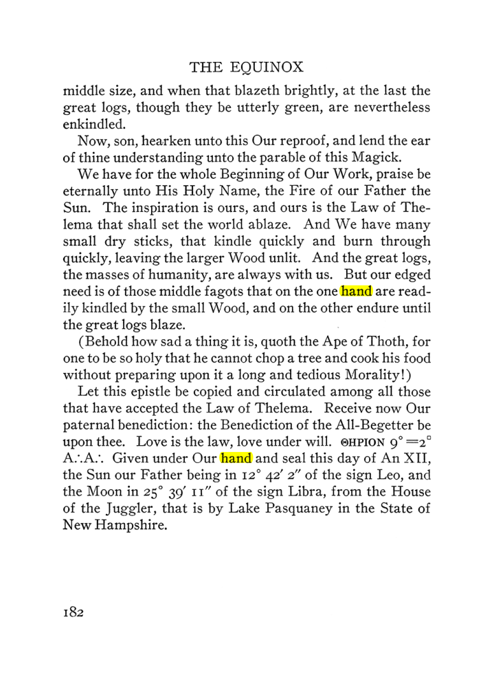 Original scan of The Equinox (Volume III, Number I), PDF page 194