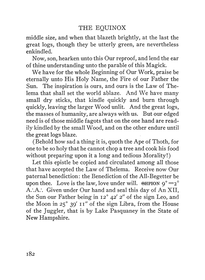 Original scan of The Equinox (Volume III, Number I), PDF page 194