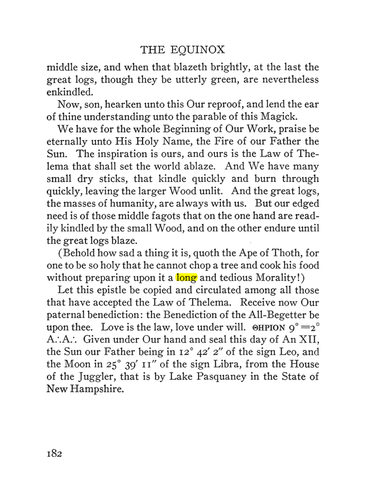 Original scan of The Equinox (Volume III, Number I), PDF page 194