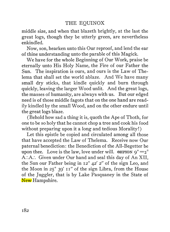 Original scan of The Equinox (Volume III, Number I), PDF page 194