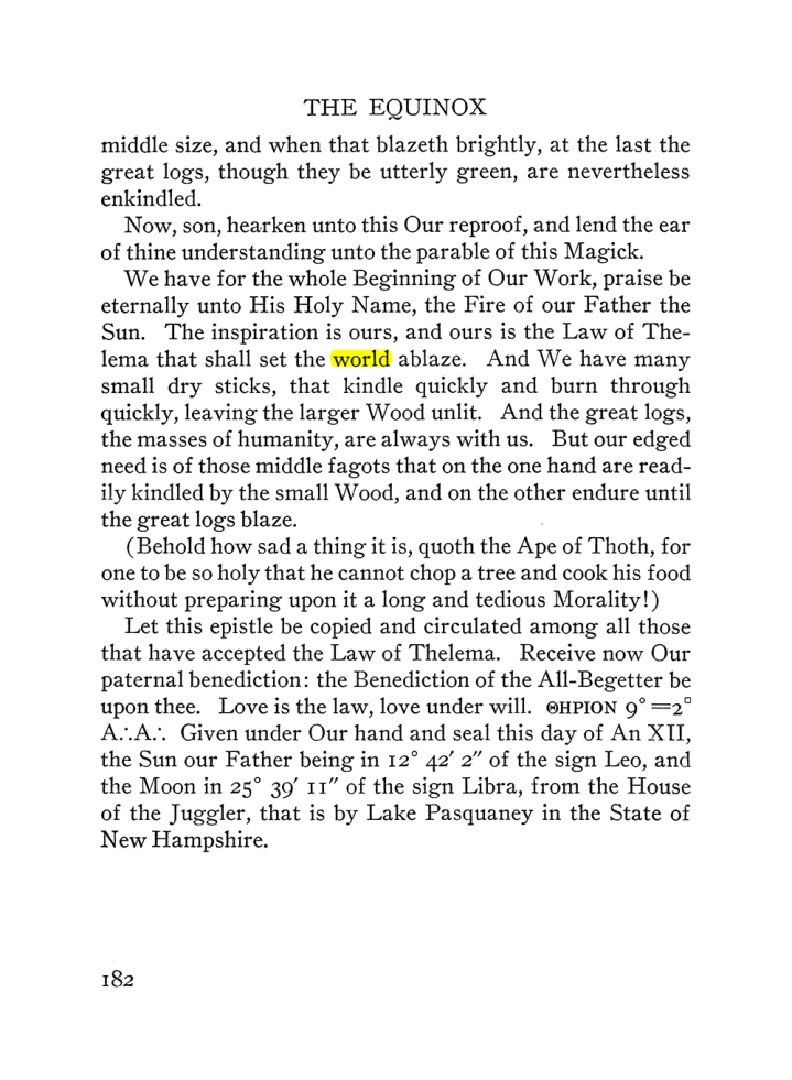 Original scan of The Equinox (Volume III, Number I), PDF page 194