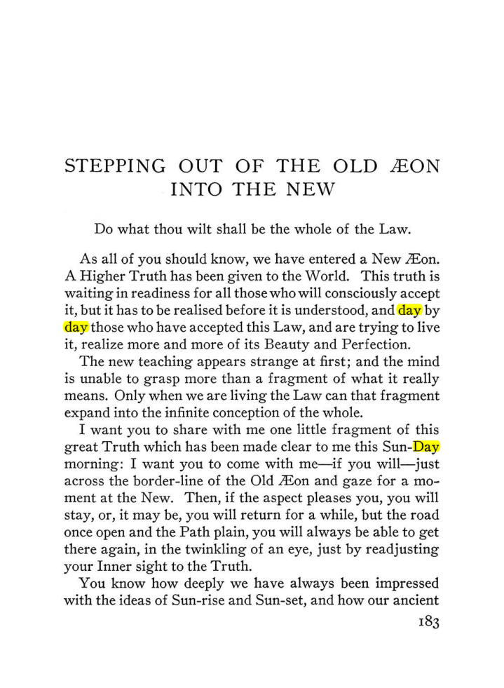 Original scan of The Equinox (Volume III, Number I), PDF page 195