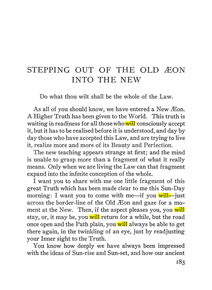 Original scan of The Equinox (Volume III, Number I), PDF page 195