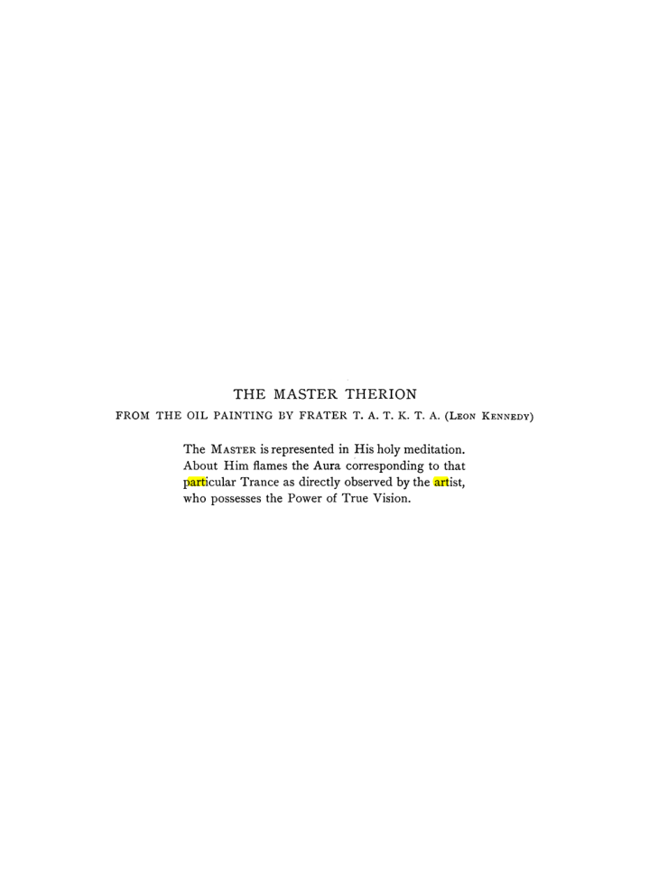 Original scan of The Equinox (Volume III, Number I), PDF page 2