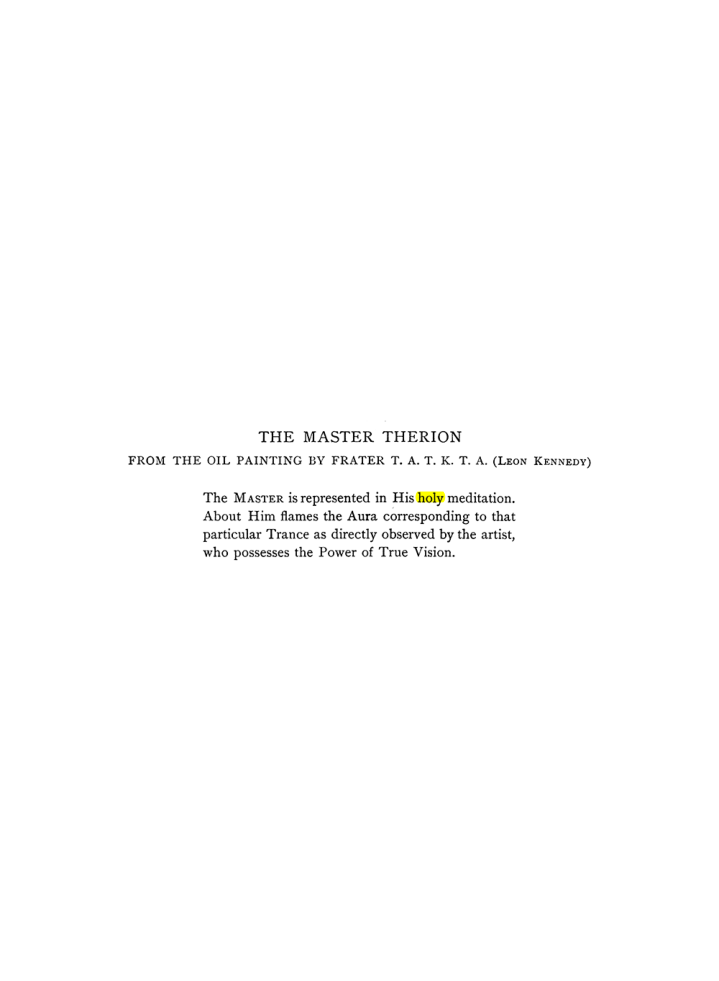 Original scan of The Equinox (Volume III, Number I), PDF page 2
