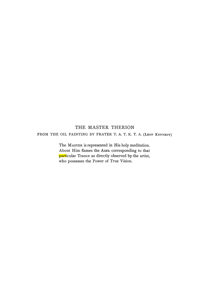 Original scan of The Equinox (Volume III, Number I), PDF page 2
