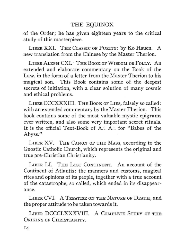 Original scan of The Equinox (Volume III, Number I), PDF page 20
