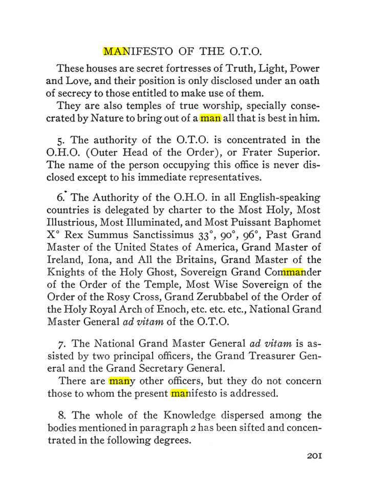 Original scan of The Equinox (Volume III, Number I), PDF page 215