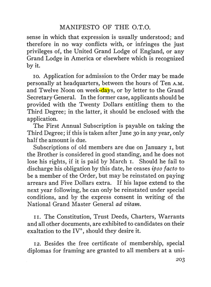 Original scan of The Equinox (Volume III, Number I), PDF page 217