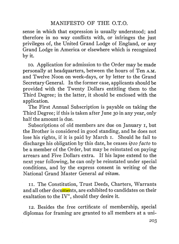 Original scan of The Equinox (Volume III, Number I), PDF page 217