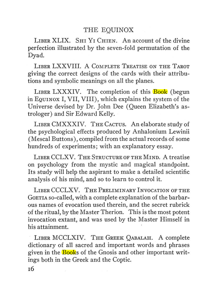 Original scan of The Equinox (Volume III, Number I), PDF page 22