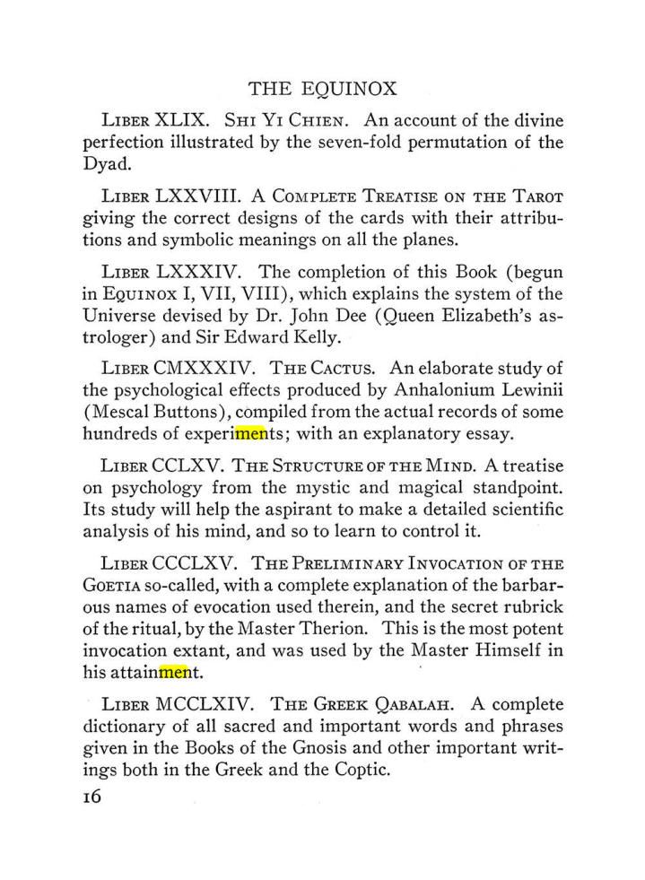 Original scan of The Equinox (Volume III, Number I), PDF page 22