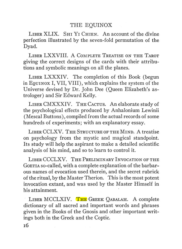 Original scan of The Equinox (Volume III, Number I), PDF page 22