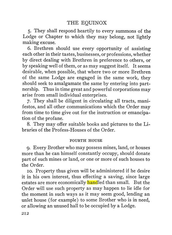 Original scan of The Equinox (Volume III, Number I), PDF page 226