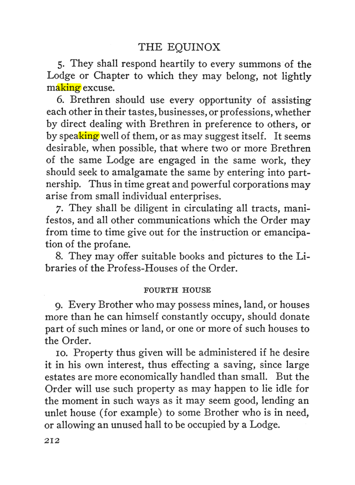Original scan of The Equinox (Volume III, Number I), PDF page 226