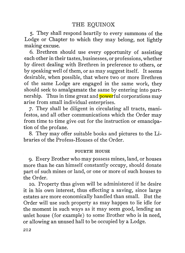 Original scan of The Equinox (Volume III, Number I), PDF page 226