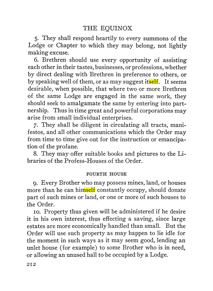 Original scan of The Equinox (Volume III, Number I), PDF page 226