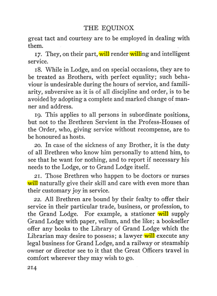 Original scan of The Equinox (Volume III, Number I), PDF page 228