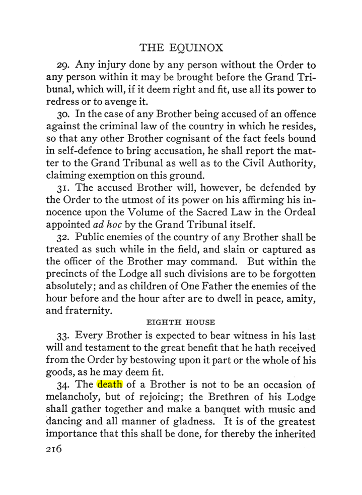 Original scan of The Equinox (Volume III, Number I), PDF page 230