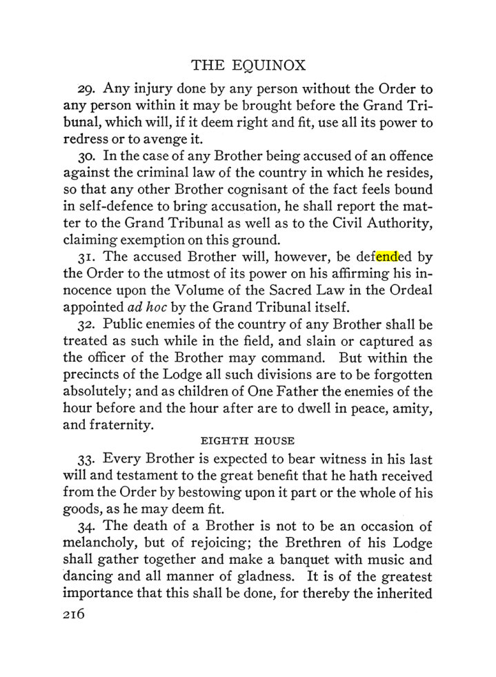 Original scan of The Equinox (Volume III, Number I), PDF page 230