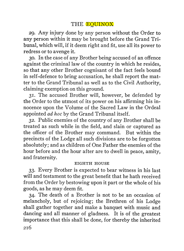 Original scan of The Equinox (Volume III, Number I), PDF page 230