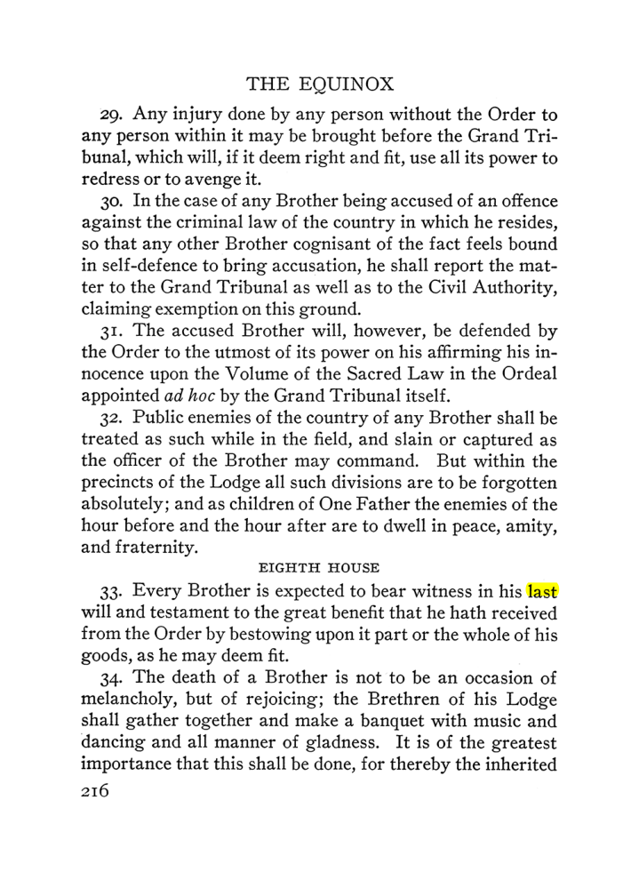 Original scan of The Equinox (Volume III, Number I), PDF page 230