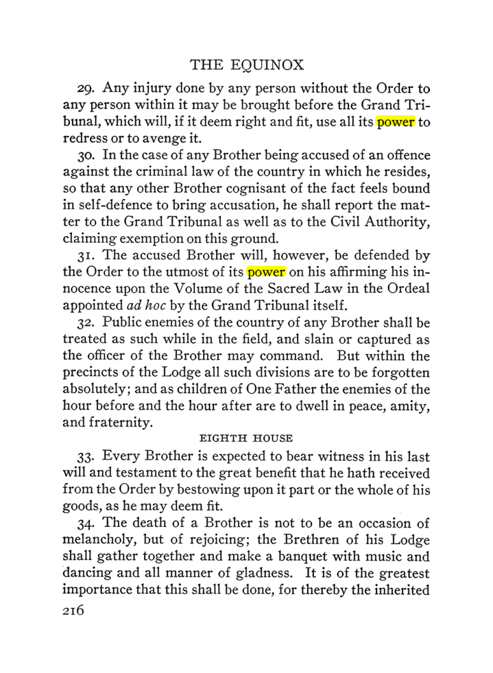 Original scan of The Equinox (Volume III, Number I), PDF page 230