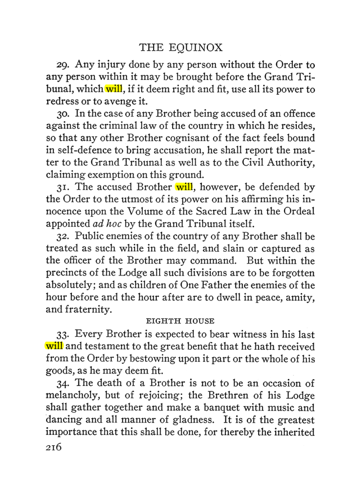Original scan of The Equinox (Volume III, Number I), PDF page 230