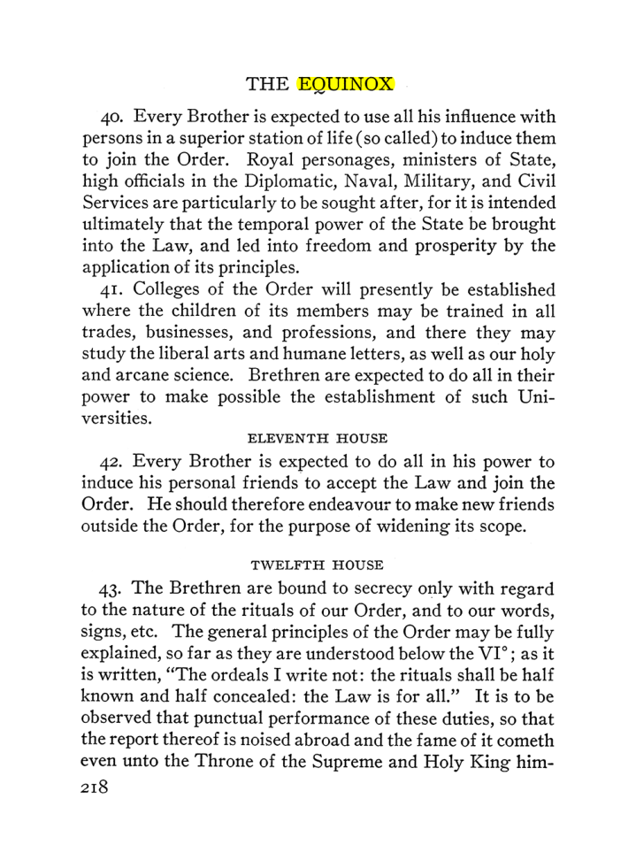 Original scan of The Equinox (Volume III, Number I), PDF page 232