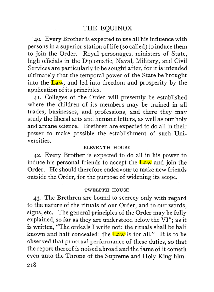 Original scan of The Equinox (Volume III, Number I), PDF page 232