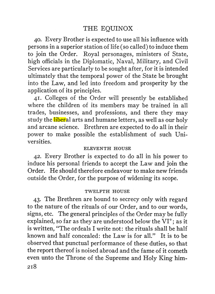 Original scan of The Equinox (Volume III, Number I), PDF page 232
