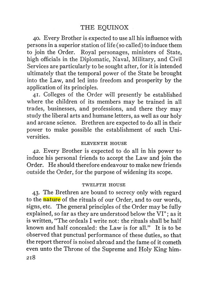 Original scan of The Equinox (Volume III, Number I), PDF page 232