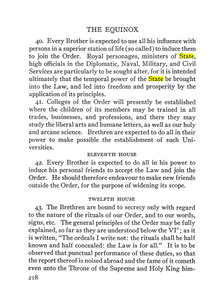 Original scan of The Equinox (Volume III, Number I), PDF page 232