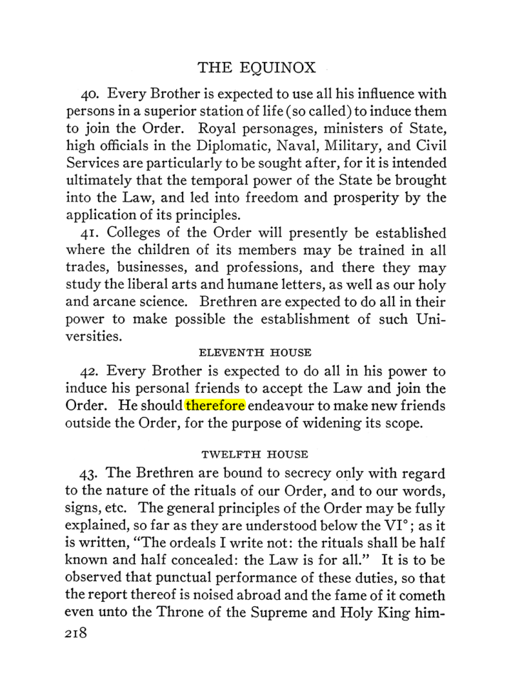 Original scan of The Equinox (Volume III, Number I), PDF page 232