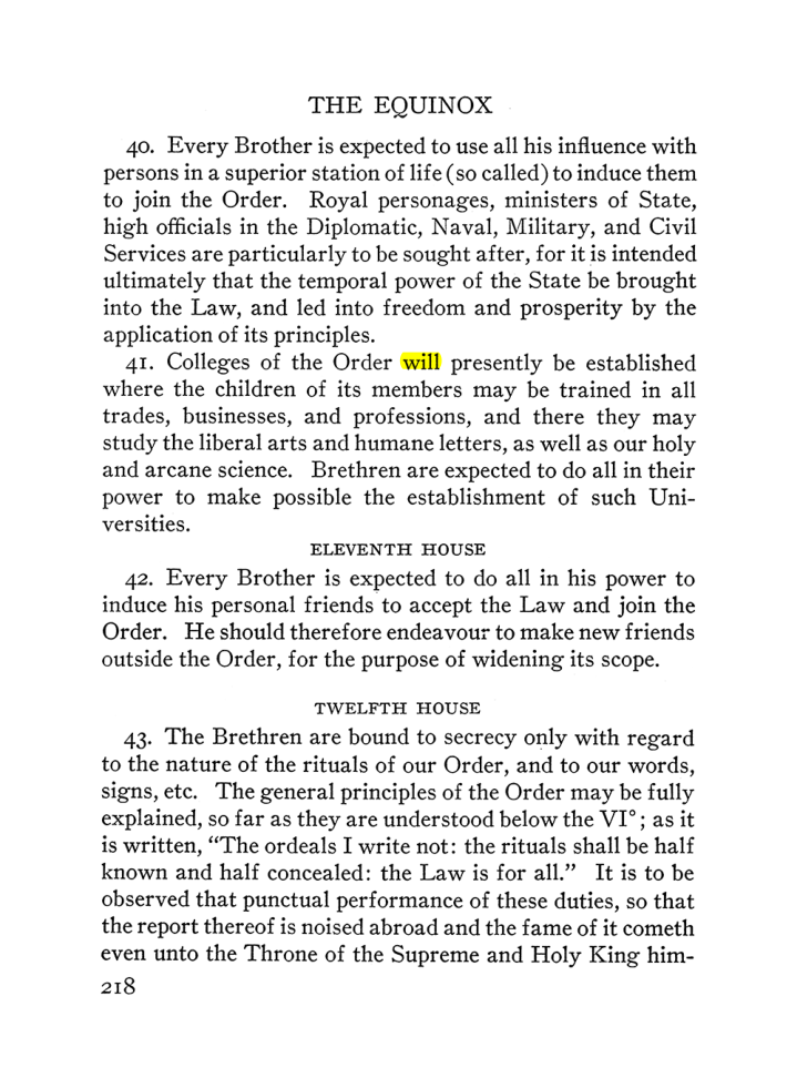 Original scan of The Equinox (Volume III, Number I), PDF page 232