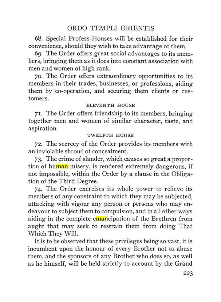 Original scan of The Equinox (Volume III, Number I), PDF page 237