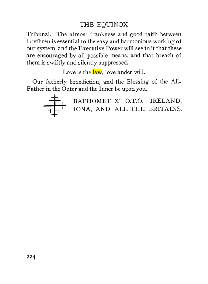 Original scan of The Equinox (Volume III, Number I), PDF page 238
