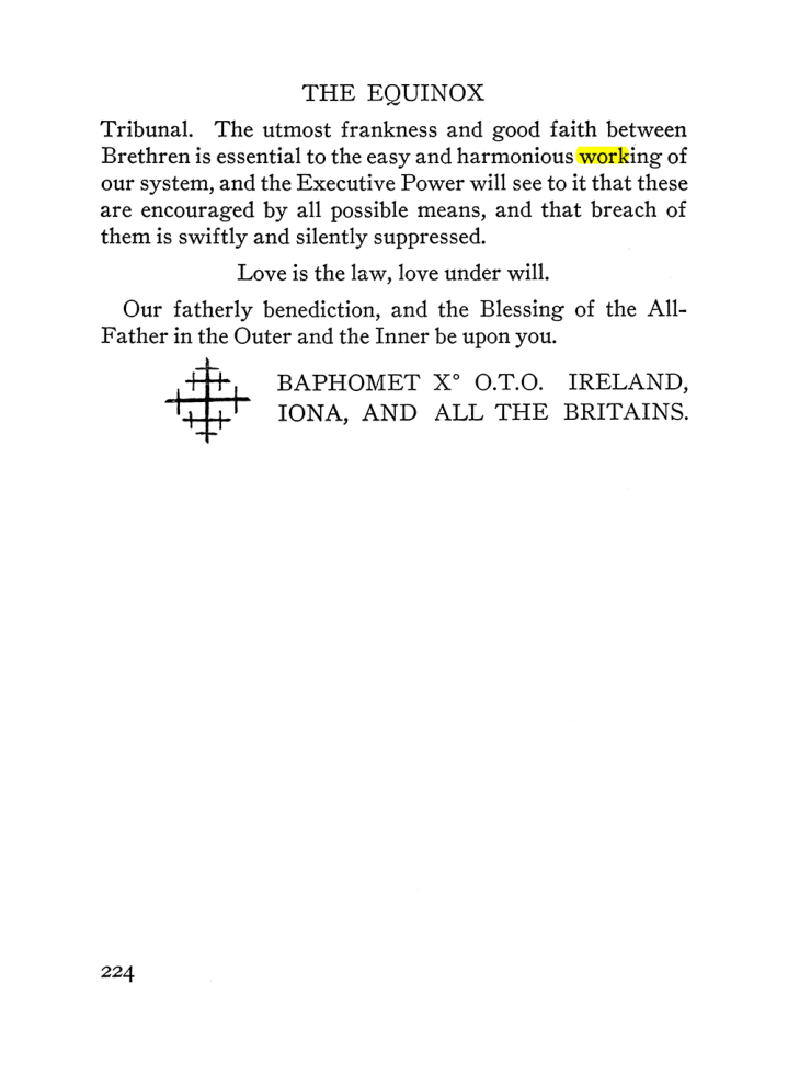 Original scan of The Equinox (Volume III, Number I), PDF page 238